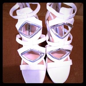 White Steve Maden shoes